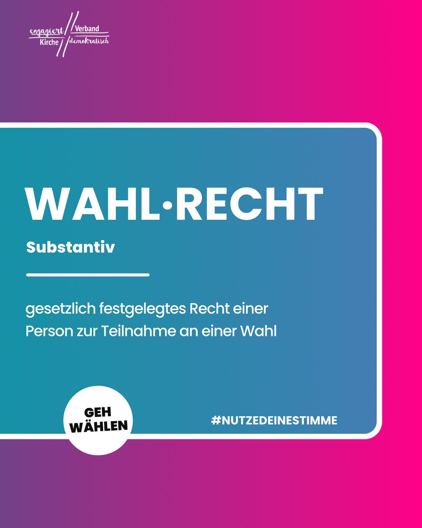 Wahlrecht